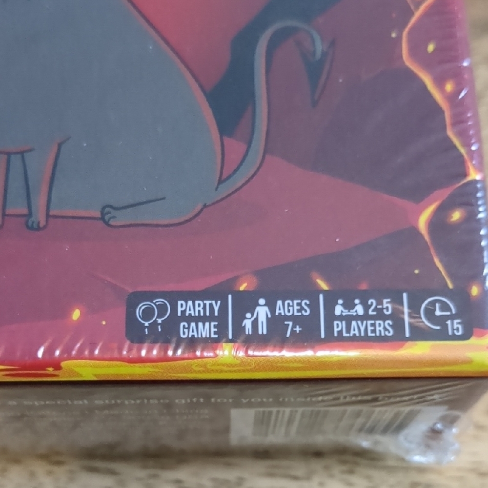NWT Exploding Kittens Good vs Evil Cat Toy Red - Picture 2 of 10